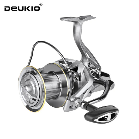 DEUKIO Big Fishing Reel – Max Drag 20KG | Saltwater & Freshwater Spinning Reel for Carp Fishing - ProFishingHub