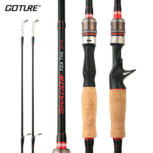 Goture M+ML Super Strong Fishing Rod 1.8m 2.1m 2.4m Carbon Fiber Bass Rods Freshwater Saltwater Spinning/Casting Carp Pole - ProFishingHub