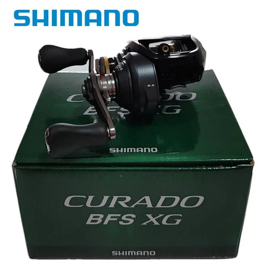 SHIMANO Curado BFS XG Baitcast Reel – 8.2:1 Gear Ratio | 2021 Model | Left & Right Handed - ProFishingHub